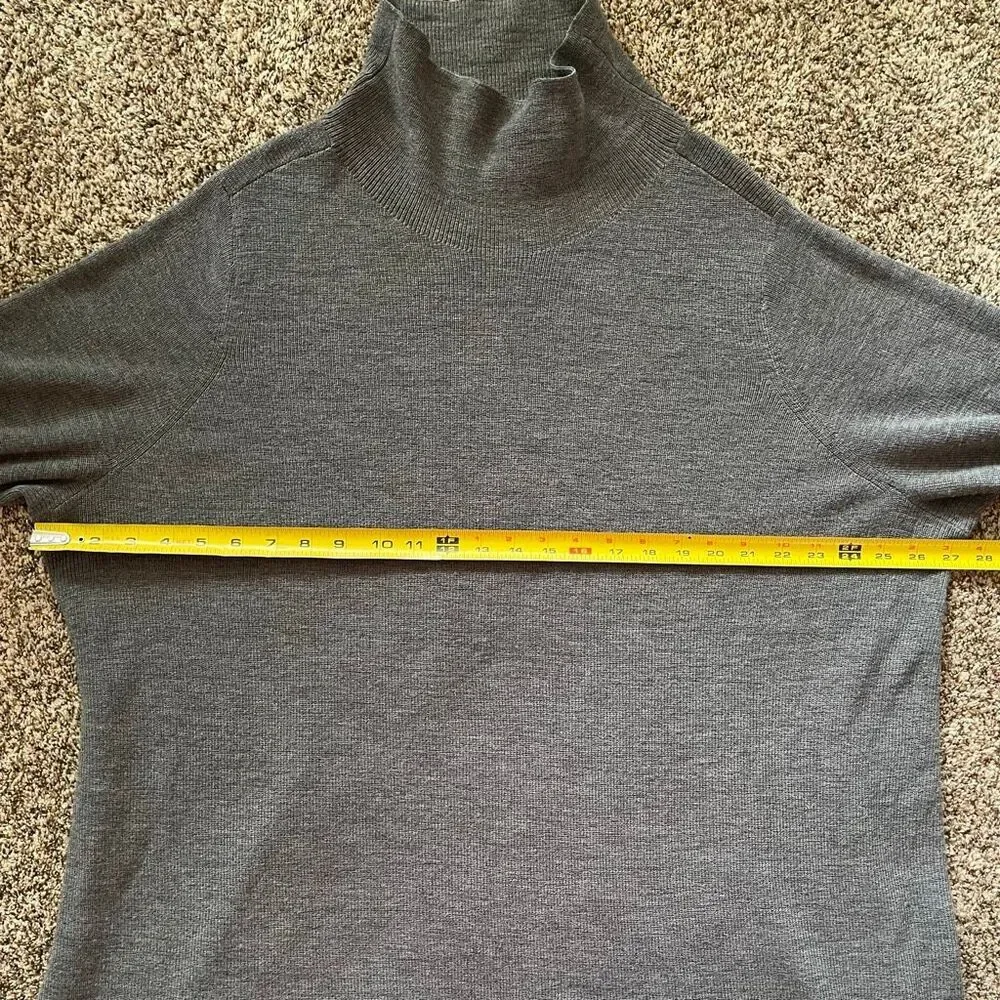 Eileen Fisher 3X grey merino wool sweater